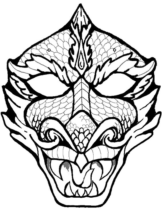 Coloring, Chinese dragon and Coloring pages