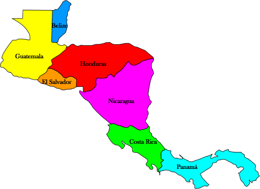 Dibujos Del Mapa De Centro America Imagui 3874