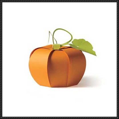 Vegetable Papercraft - Pumpkin Free Template Download ...