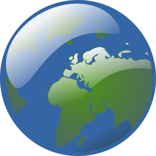 Earth Globe Clip Art - vector clip art online ...