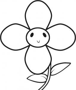 Flowers - How to Draw a Flower for Kids