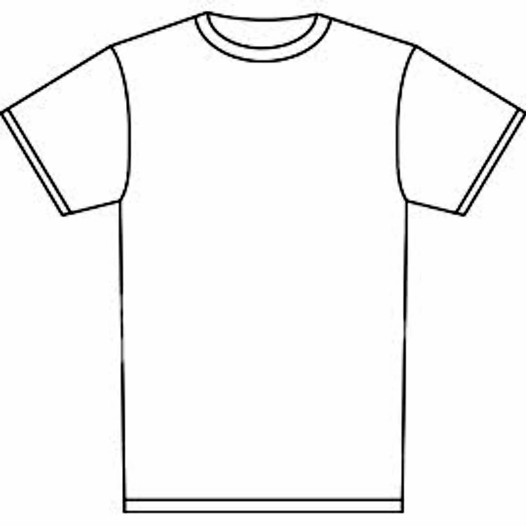 Plain T Shirt Template - ClipArt Best