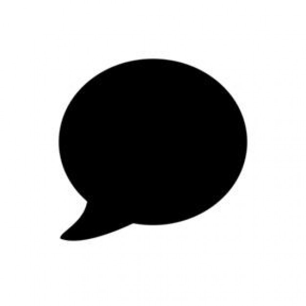 rounded speech balloon - Icon | Download free Icons