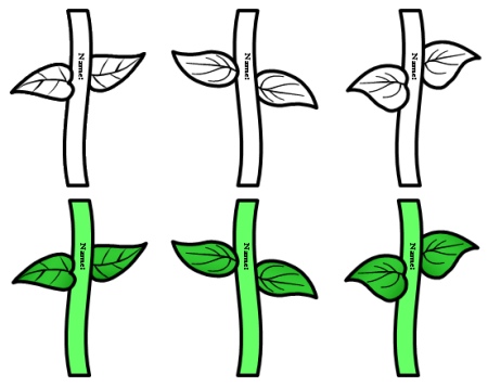 Flower With Stem Template