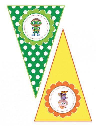 Super Why Whyatt Storybrook Village- Printable Banner Pennants ...