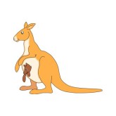 Kangaroo Clip Art Clip Art, Baby Clipart and Baby Graphics ...