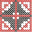 Cross Stitch Embroidery Designs:- Cross Stitch Geometric Motif ...