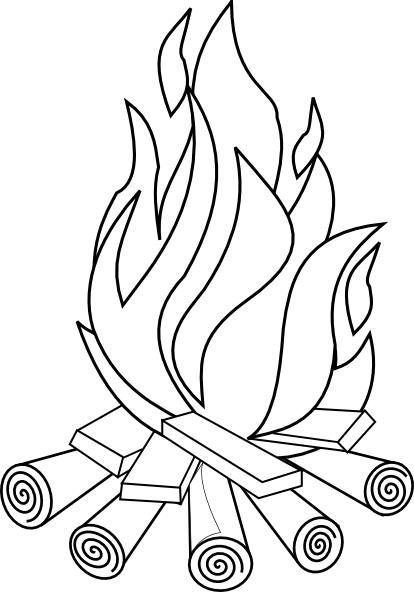 Flame Drawings Free