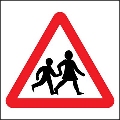 7557 - Road traffic signs - Children crossing