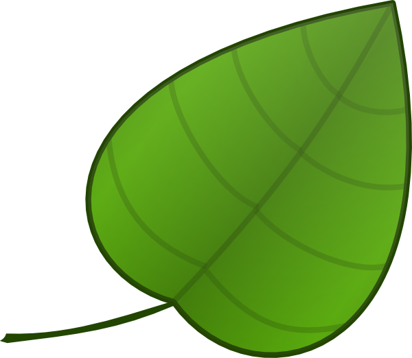 Tropical Leaf Template