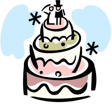 25th Anniversary Clip Art Images Cake