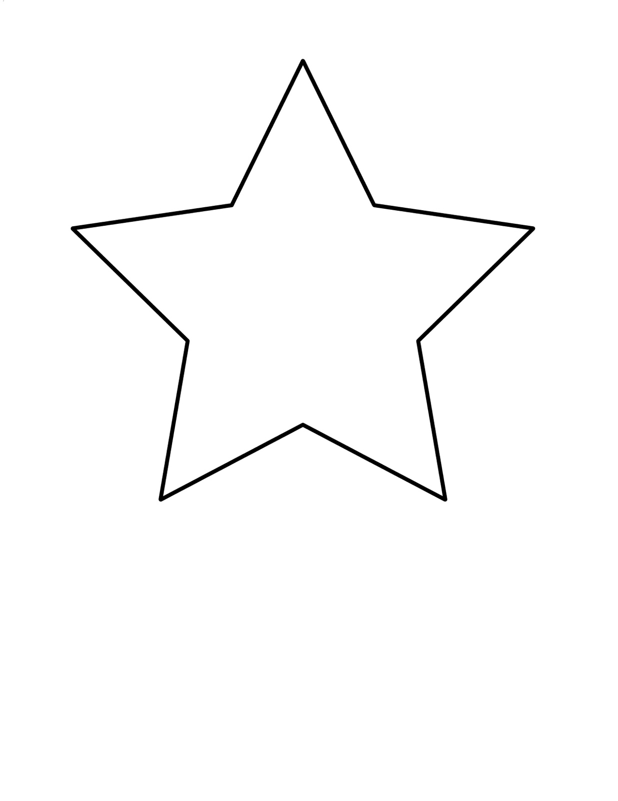 Pin Star Simple Shapes Easy Coloring Pages For Toddlers on ...