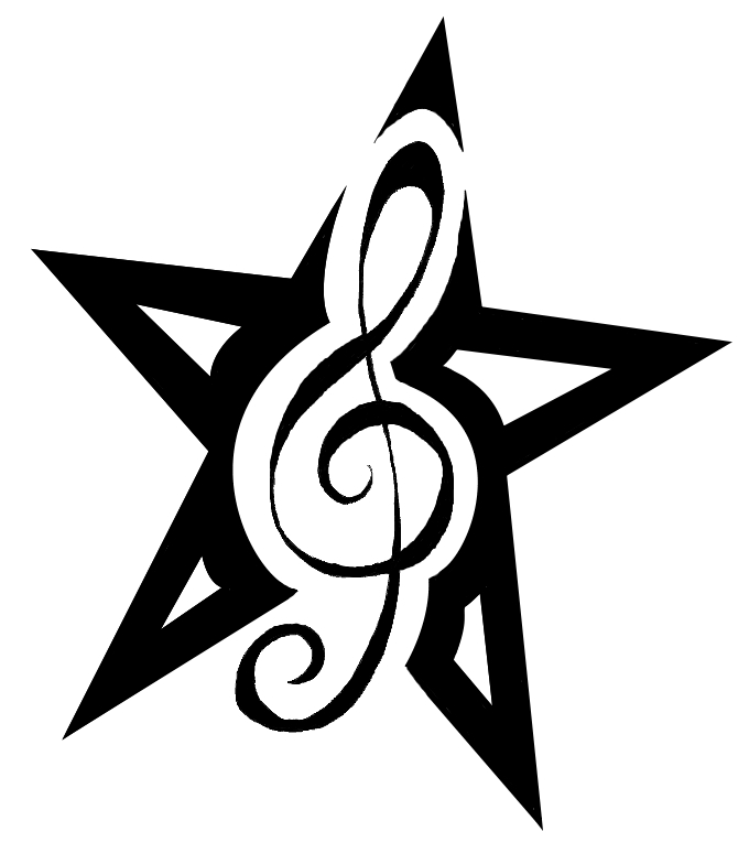 Treble_Clef_Star_Tattoo_by_ ...