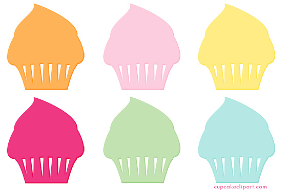 Cupcake Silhouette Clipart