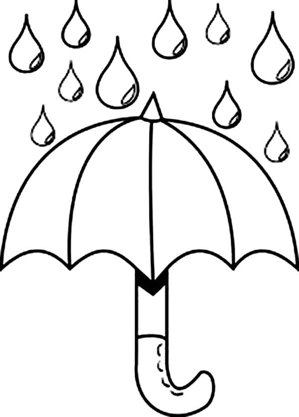 Featured image of post Simple Umbrella Coloring Page
