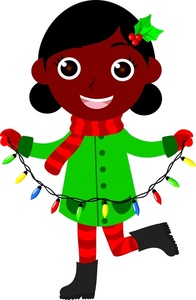 African American Religious Christmas Clipart