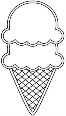 Ice Cream Scoop Template Printable ClipArt Best