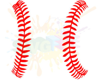 baseball stitches svg – Etsy