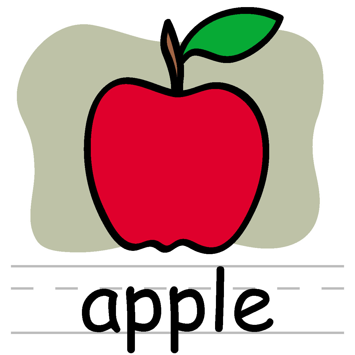 Teacher Apple Border Clipart - Free Clipart Images