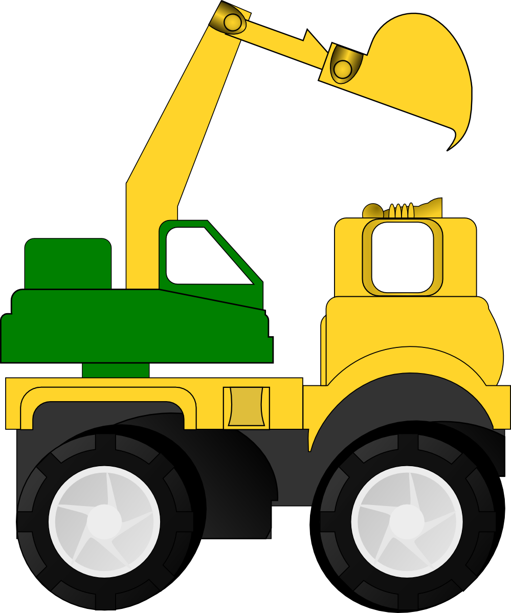 Yellow dump truck clipart - ClipartFox