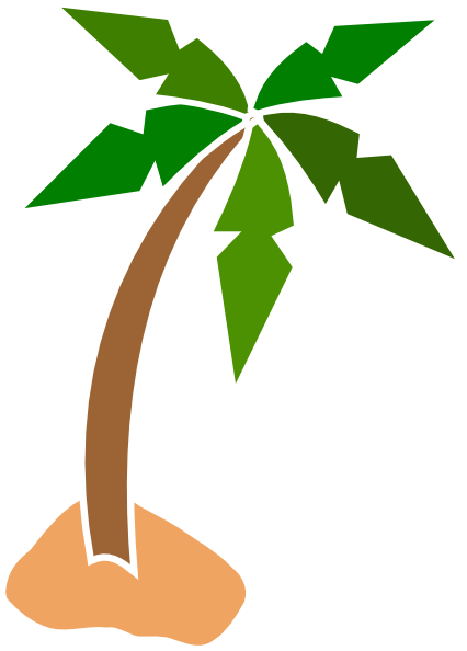 Coconut Tree Vector Clipart