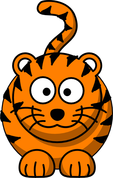 Cute Baby Tiger Clipart - Free Clipart Images