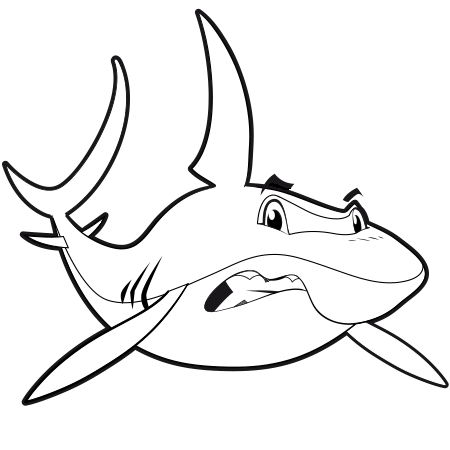 VRAI REQUIN : Coloriage Vrai Requin en Ligne Gratuit a imprimer ...