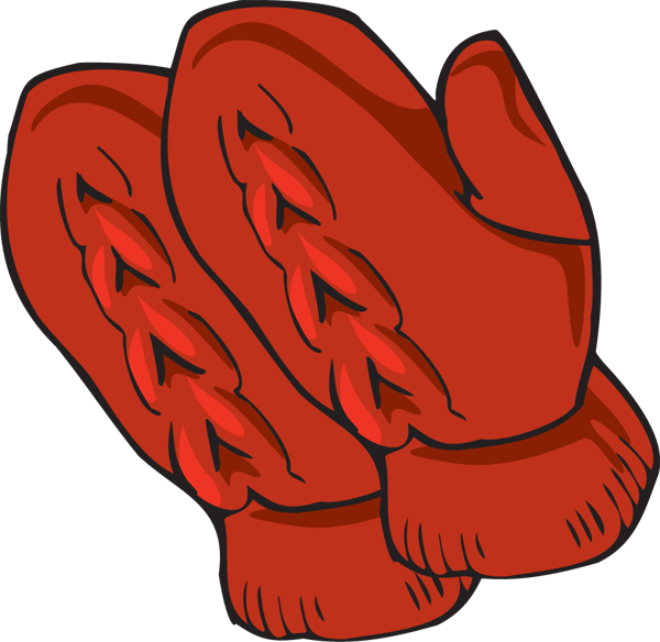 Red Mittens - ClipArt Best