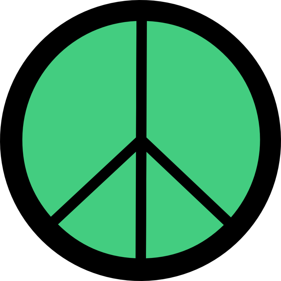 Green Peace Logo Clipart - Free to use Clip Art Resource