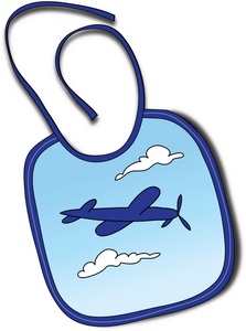 Clip Art Blue Bibs Clipart