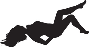 Woman Clipart Image - Sexy Woman