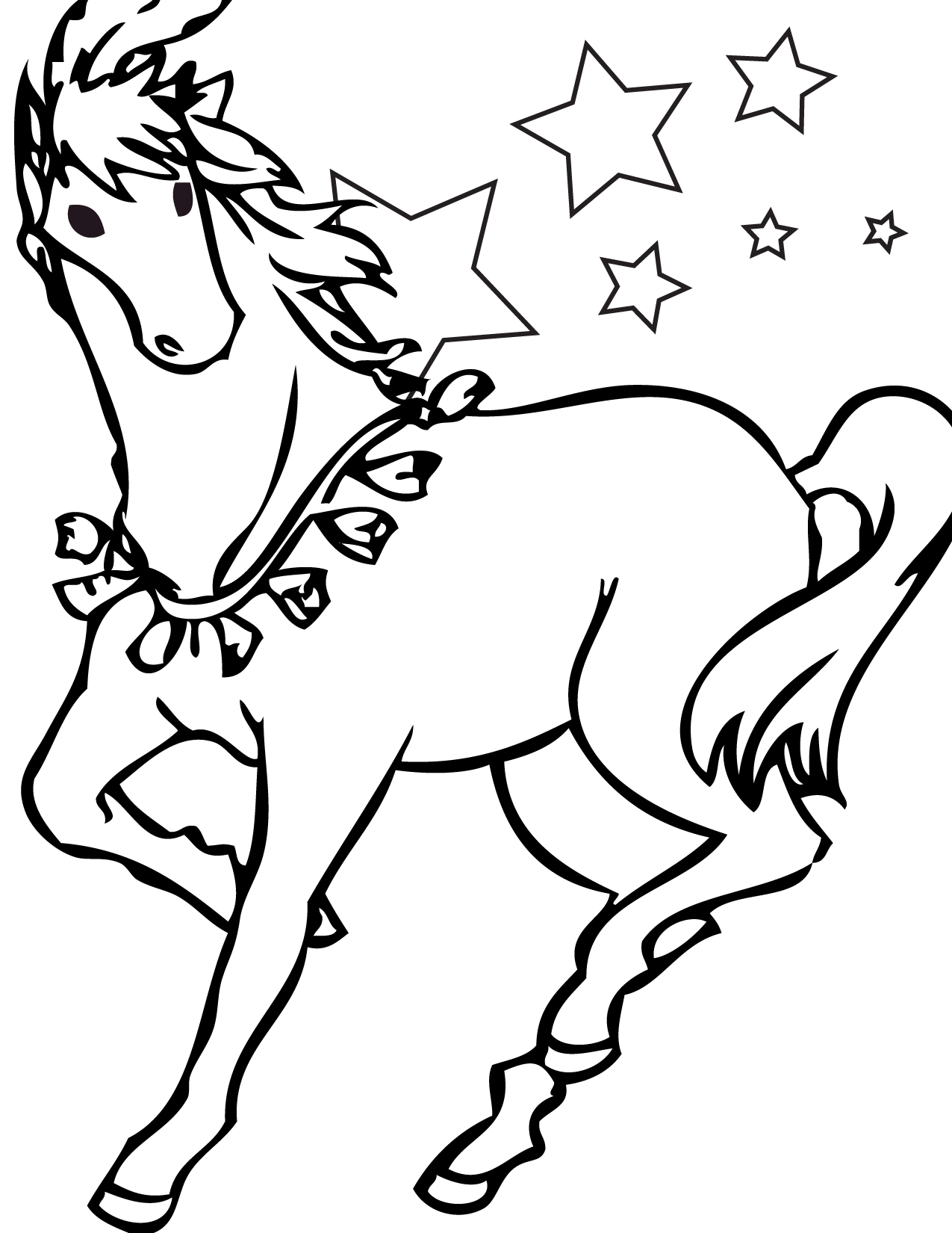 Horse Coloring Book Free ClipArt Best