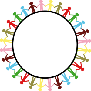 Clipart holding hands circle