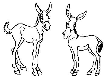 Free kicking donkey clipart clipart - Clipartix