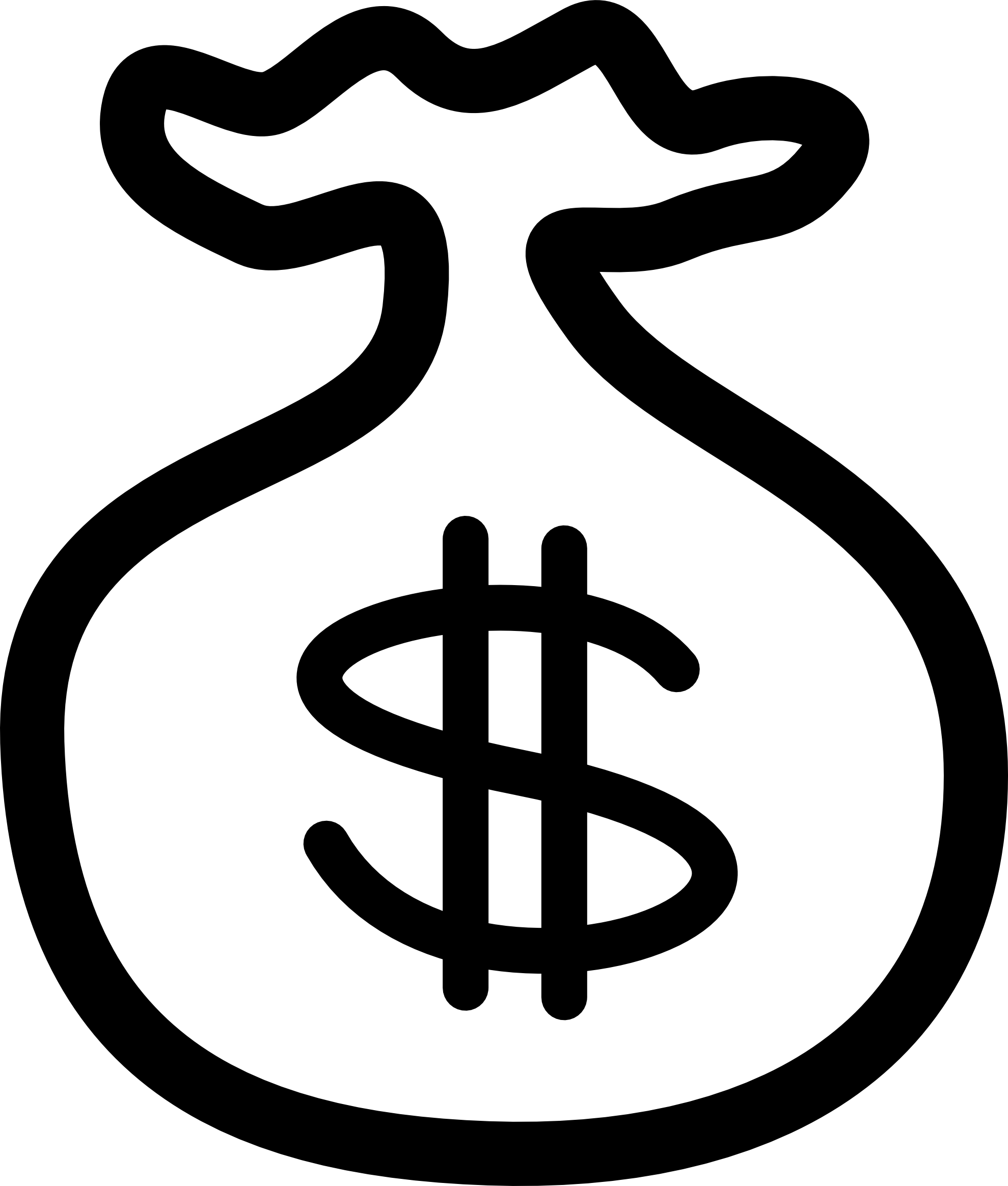 Money bag clip art