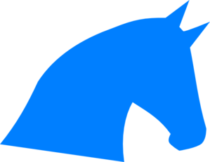 Pony silhouette clipart transparent