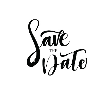 Save The Date Clip Art, Vector Images & Illustrations