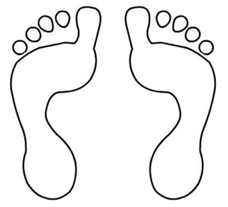 Best Photos of Ankle Printable Template - Foot Template Printable ...