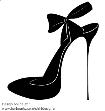 High Heel Silhouettes Clipart