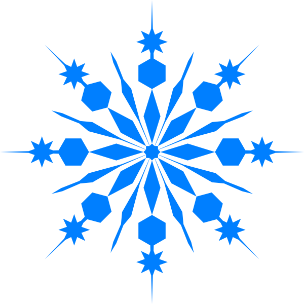 Snowflake Clip Art - vector clip art online, royalty ...