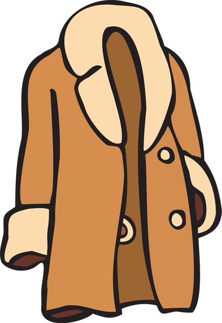 Cartoon Coat Clipart