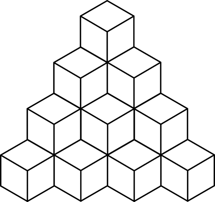 Printable Net Cubes Clipart - Free to use Clip Art Resource