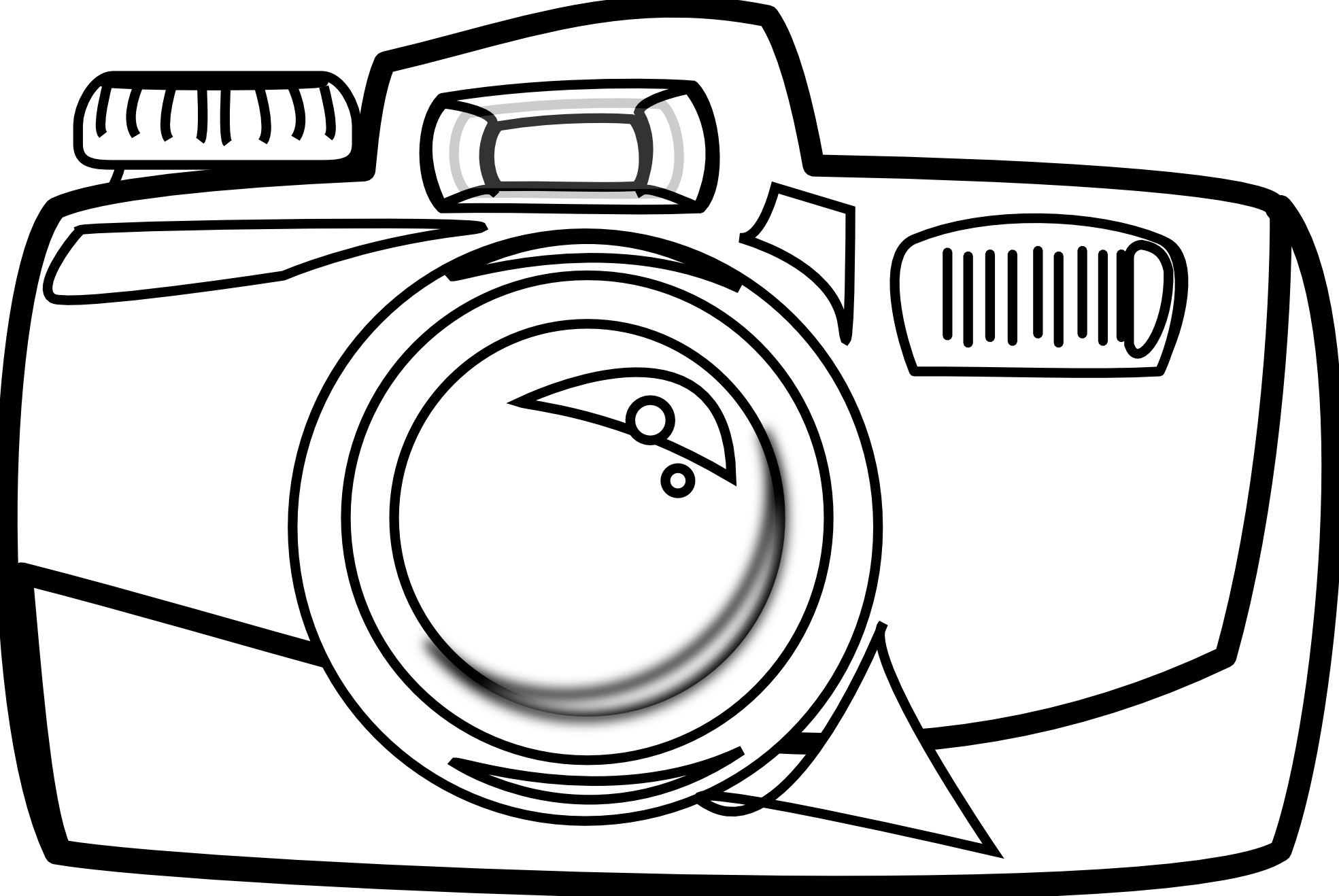 clip art camera outline - photo #38