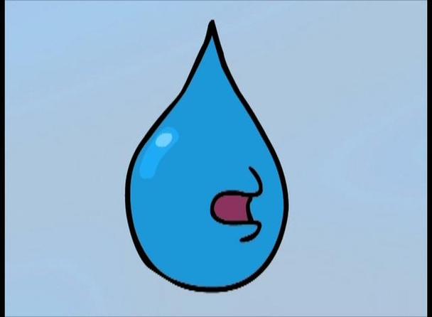 Raindrop Cartoon Clipart - Free to use Clip Art Resource