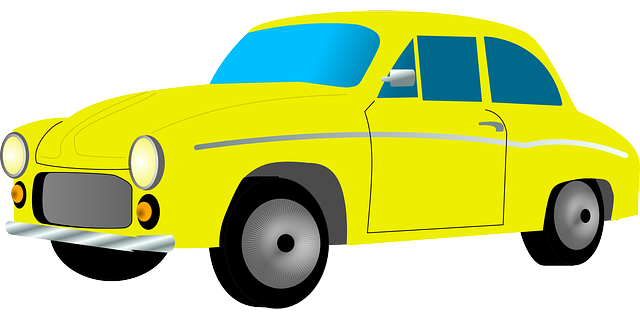 Yellow Cartoon Car - ClipArt Best