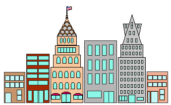 Image of City Skyline Clipart #6634, Houses And Buildings Clip Art ...