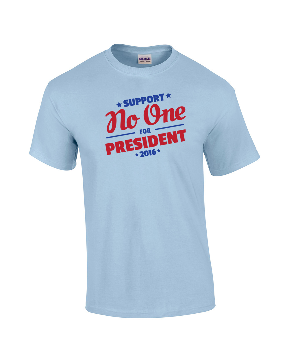 Funny Presidential Campaign T-Shirt Vote No One For President 2016