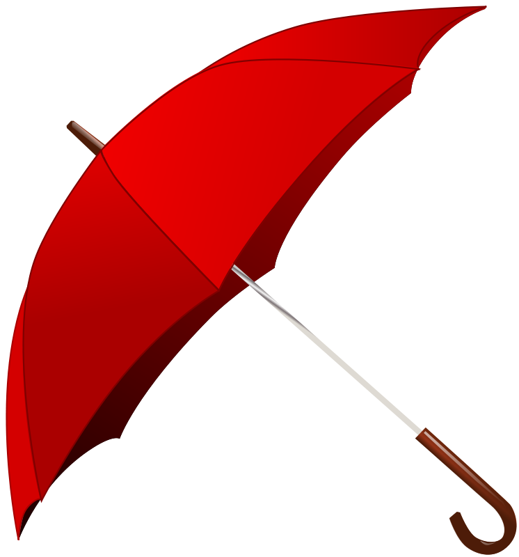 Umbrella And Rain Clipart