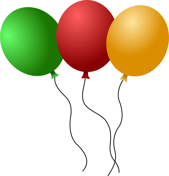 Balloons clip art Free Vector