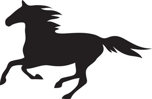 Running Horse Clip Art - Tumundografico